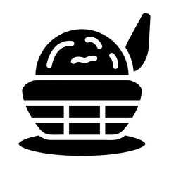 Rice Solid Icon