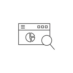 Data Analytics Line Icon Set | Business Intelligence, Statistical Analysis, Market Trends, Performance Metrics, Financial Reports, Data Visualization, and Digital Insights Collection