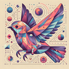 vector illustration of an abstract background