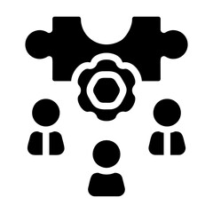 Teamwork Solid Icon