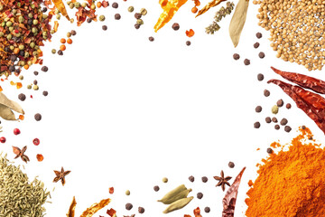 PNG Masala background spices white. © Rawpixel.com