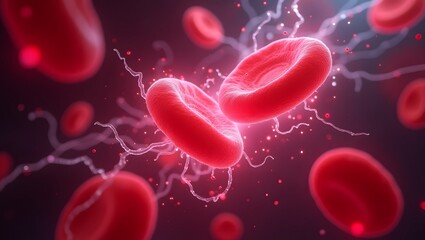 Lifelike Red Blood Cells Suspended in Flowing Plasma with Stunning Clarity
