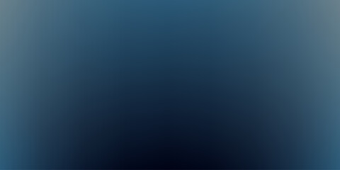 Abstract vector gradient sea waves, winter night gradient, dark blue ocean banner template, dark gray blue background illustration