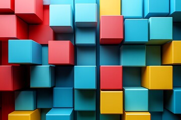 Obraz premium Abstract background of cube