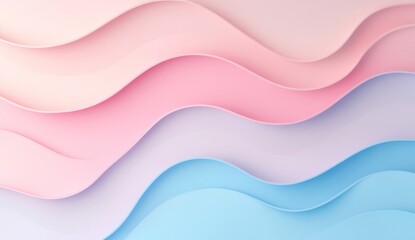 Pastel wave abstract background design (1)