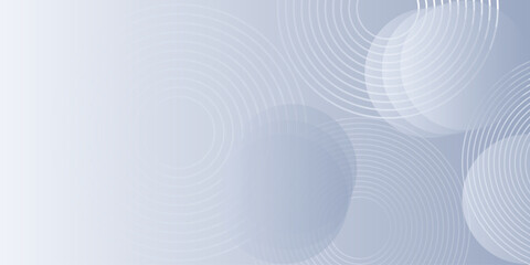 Abstract grey background with dynamic circle lines. Modern geometric lines. Digital technology concept