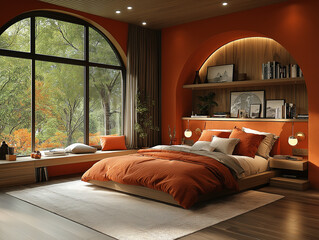 Modern Interiors with Mocha Mousse Tone