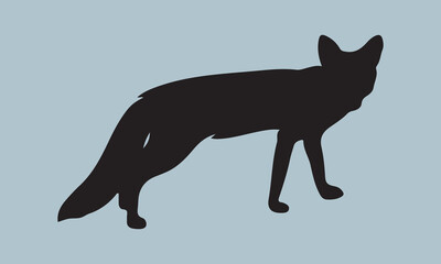 vector illustration of a wolf