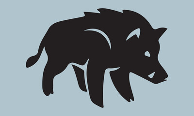 vector image of an elephant