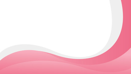 Abstract pink curve background with wave shapes. Pink and white beauty dynamic wallpaper. Template banner background for beauty products, sales, ads, events, web, and pages