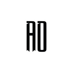 AD monogram logo design letter text name symbol monochrome logotype alphabet character simple logo