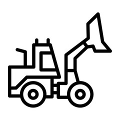 forklift truck icon