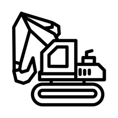 bulldozer vector illustration