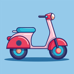 Obraz premium scooter vector