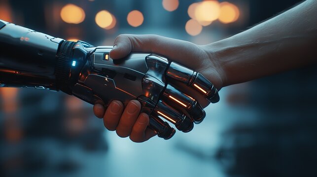 Human-Robot Collaboration: A Symbolic Handshake of Integration