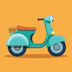 Obraz premium scooter vector