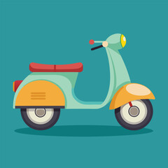 Obraz premium scooter vector