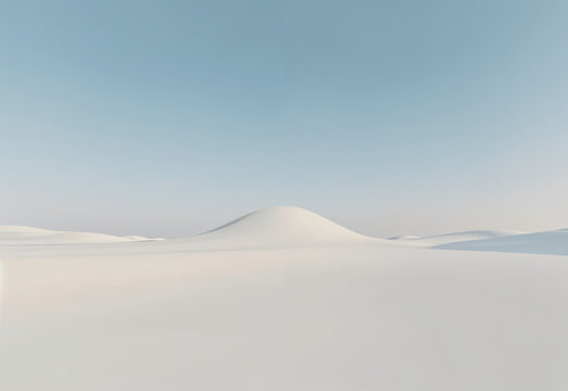 A minimalist mountain