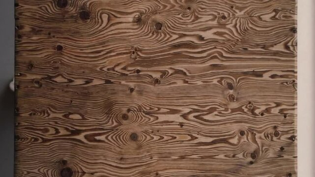 Wooden Table Close-Up