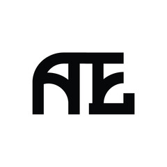 AE monogram logo design letter text name symbol monochrome logotype alphabet character simple logo