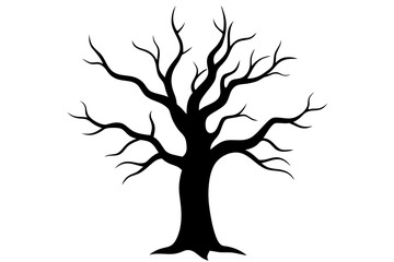 Fototapeta premium vector tree silhouette