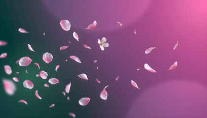 봄날의벚꽃배경
