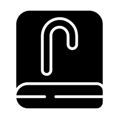 Book Card Solid Icon