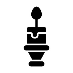 Candle Solid Icon