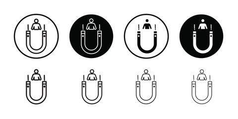 Attraction icon Vector flat thin line illustration