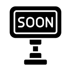 Coming Soon Solid Icon