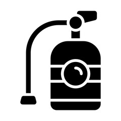 Extinguisher Solid Icon
