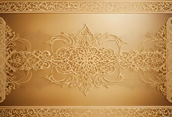 Elegant Gold Ornate Pattern – Luxurious Decorative Background Design"