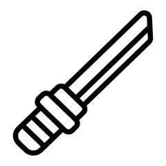 Katana Line Icon