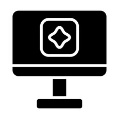 Monitor Solid Icon