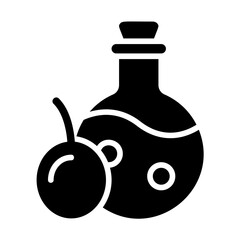 Olive Oil Solid Icon