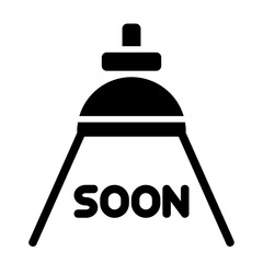 Obraz premium Open House Solid Icon