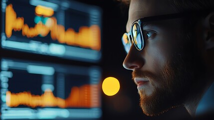 Professional reviewing financial data, symbolizing wealth management and rapid investment growth