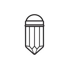 vektor stok pencil vector icon on white background