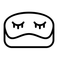Sleep Mask Line Icon