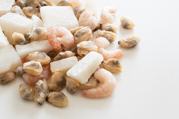 シーフードミックス　冷凍食品