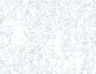 Obraz premium Icy Blue Snowflake Abstract Texture