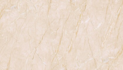 Obraz premium beige marble texture with natural veins, polished stone background for interior design, flooring, and wall decoration