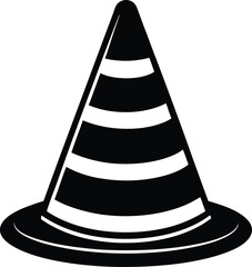 traffic cone vector eps 10
