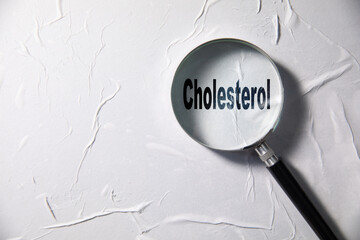 word writing text cholesterol.