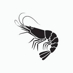 Shrimp fish vector