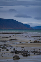 The autumn landscape in Westfjords of Iceland.