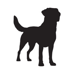 Dog Silhouette - Dog Icon for Product Packaging - Dog Vector - Dog Illustration - Minimalist Dog Silhouette - Dog Vector - Dog Icon
