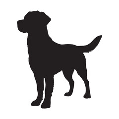 Dog Silhouette - Modern Dog Figure for Marketing - Dog Vector - Dog Illustration - Minimalist Dog Silhouette - Dog Vector - Dog Icon
