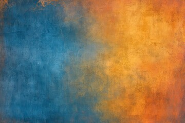 Vibrant color blending with soft textures for creative projects featuring warm tones of orange, blue, and yellow, perfect for modern design and artistic needs
