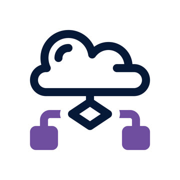 algorithm dual tone icon. Sleek and modern vector icon for websites, mobile apps, marketing materials, and corporate design. Fully scalable and ready to use.